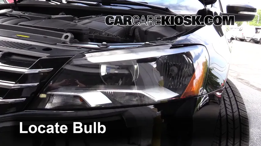 2015 Volkswagen Passat SEL Premium 3.6L V6 Lights Headlight (replace bulb)